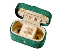 BIBTOO Organizador de Joyeros Ligero de Lujo, Portátil, Pequeño, for Viajes, Joyeros, Bolsa for Joyeros, Anillos, Caja de Almacenamiento de Joyas Pequeña, Organizador de Joyas Pequeño(2)