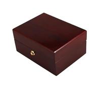 BIBTOO Organizador de Maquillaje de 18 cm, joyero Retro, Caja de Almacenamiento for cosméticos, Anillos, Pendientes, Collares, Pulseras y Relojes, joyero pequeño de Madera.