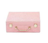 BIBTOO Organizador de Maquillaje de 9,25 Pulgadas, joyero pequeño, Caja de Almacenamiento for cosméticos, Ideal for exhibir Anillos, Pulseras, Collares, Pendientes y Relojes.