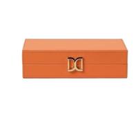 BIBTOO Organizador de Maquillaje Moderno, Sencillo y Ligero, joyero de Lujo for Mujer, Sala de Estar, Dormitorio, decoración Suave, joyero Amarillo.(1)