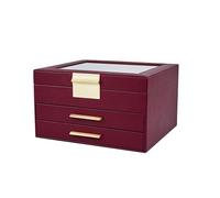 BIBTOO Organizador de Maquillaje Tipo cajón, joyero de Gran Capacidad, for Guardar Anillos, Collares y Pendientes, for Novias y niñas.