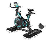 Bibykivn 6 mm PVC Esterilla Cintas de Correr, Alfombrilla Protectora de Suelo para Aparatos de Fitness, para Bancos de Pesas/Elípticas/Bicicletas Estáticas,Yoga Antideslizante (28 * 70cm 2pcs)