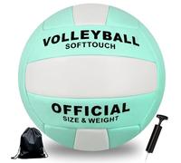 Bibykivn Balón de fútbol PVC,Balon de Futbol Tamaño 5, para Entrenamiento de Niños Adultos Competencias de Práctica, Entretenimiento, Juegos de Interior/Exterior (Verde-01)