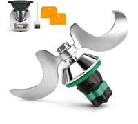 Bibykivn Cuchilla Amasadora Compatible con Thermomix TM5 TM6 TM7 | Cuchilla de Mezcla de Repuesto con Junta para Masas, Pan, Bollería (Modelo 2)