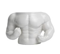 Bibykivn Taza de café de cerámica con asa - Taza 3D con forma de cuerpo humano, Taza de expreso artística y creativa, Taza de té decorativa única, Ideal para regalos y uso diario (D, Blanco)