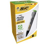 BIC 021393, Marcador permanente, color Verde Caja de 12