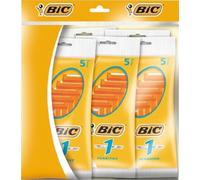 Bic 1 sensitive - Cuchillas de afeitar desechables para hombre (5 paquetes de 5 unidades)