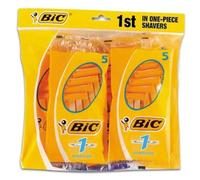 BiC 1 Sensitive - Cuchillas de afeitar desechables para hombre (8 paquetes de 5 unidades)