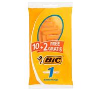 BIC 1 Sensitive Shaver Maszynka do golenia 12 szt