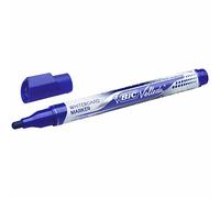 BIC 102467 Velleda Pocket rotuladores de Pizarra punta media - Azul, Caja de 12 unidades