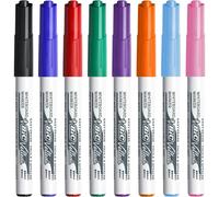 BIC Rotuladores de pizarra blanca Velleda Punta media (4,5 mm) Colores surtidos Caja de 8