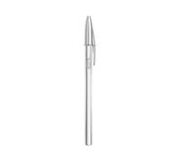 BIC 207063 Bolígrafo Cristal Silver Medium Negro
