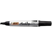 Bic Marking 2300 - Rotulador permanente negro con punta de cincel