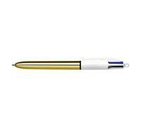 BIC 4 Colores Shine Bolígrafo dorado