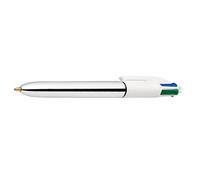 BIC 4 Colores Shine Bolígrafo plateado