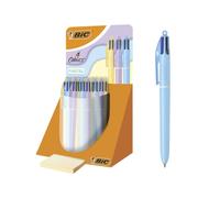 BIC BOLÍGRAFO 4 COLORES PASTEL EXPOSITOR 30 C/SURTIDOS