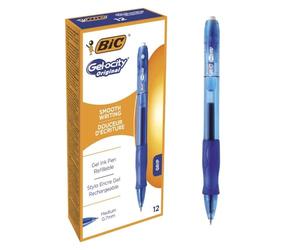 BIC 829158 Samsung Galaxy S3 MINI i8190 retráctil bolígrafo azul 12pieza (S) - Bolígrafo (clip-on Retractable bolígrafo, azul, azul, transparente, de plástico, de plástico, metal)