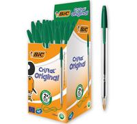 BIC 8373629 Cristal Original - Caja de 50 unidades, bolígrafos punta media 1.0 m