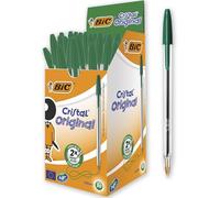 CAJA 50 BOLIGRAFOS BIC CRISTAL VERDE