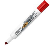 BIC 943029 Velleda 1711 - Rotulador para pizarra blanca, punta redonda, color rojo