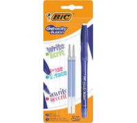 BIC 944017 Impresión de bolígrafo de gel (Gel de ocity Illusion, 0.7 mm) 1 pieza con 2 Refills, Azul