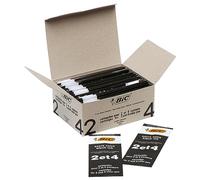 Bic Ballpoint Refill - Paquete de 50 recambios para bolígrafos y plumas con trazo medio, negro
