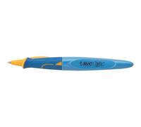 BIC BEGINNERS STYLO-BILLE TWIST RECHARGEABLE Kids Learner Bolígrafos retráctiles Punta media (1.0 mm) - Cuerpo azul, caja de 12
