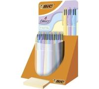 BIC BOLÍGRAFO 4 COLORES PASTEL EXPOSITOR 30 C/SURTIDOS