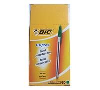 CAJA 50 BOLIGRAFOS BIC CRISTAL VERDE