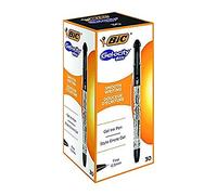 Boligrafo bic gelocity stic gel negro punta de 0,7 mm