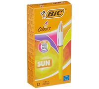 Bic Bolígrafos de 4 colores, caja de 12 unidades