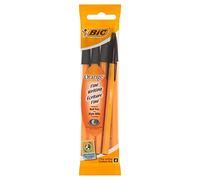 Bic - Bolsa de 4 bolígrafos, color negro