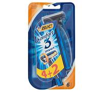 Bic Comfort 3 Pivot - Cuchillas de afeitar desechables (6 unidades)