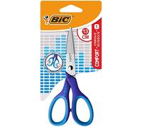 Bic Comfort 926 278 Tijeras, 13cm, Rosa Azul