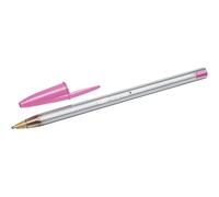 BIC bolígrafos Cristal Fun Punta Ancha 1,6 mm Rosa Caja 20 unidades