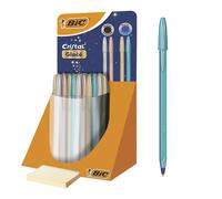 Bic cristal glacé bolígrafos de punta media pack de 40