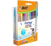 Bic cristal multicolour bolígrafos punta ancha (1,6 mm) ? colores s