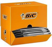 BIC Cristal Original, bolígrafos de punta media (1.0 mm), óptimo para oficinas, negro, caja de 150 unidades