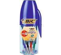 BIC Cristal Original Bolígrafos Punta Media (1,0mm) Colores Surtidos, Material O