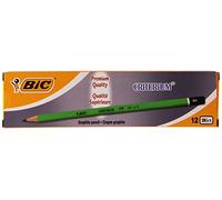 Bic Criterium 3 H - Paquete de 12 lápices de madera, verde