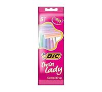 BIC Disposable Twin Lady Cuchillas de Afeitar - 5 Unidades