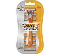 Bic easy - Cuchilla de afeitar de triple hoja (recargable, cabezales intercambiables)