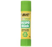 Bic Ecolutions - Barra de pegamento (5 unidades, 8 gr), colores surtidos