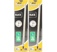 BIC Ecolutions Evolution Black - 12 Lapices de color (17,5 cm) (Paquete de 2)