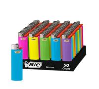 BIC encendedor clásico, colores surtidos, bandeja de 50 unidades