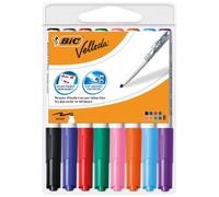Bic feutre effacable a sec velleda 1741 medium assortis fantaisie x8