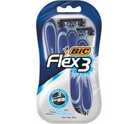 BIC Flex 3, Razors para hombres, Paquete de 4