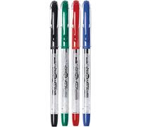 BIC Gel-ocity Smooth Stick Gel Pens, Fine Point, 0.5mm, Assorted Ink, 4 Count