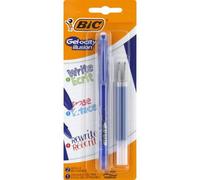 BIC Gelocity - Bolígrafo roller (incluye 2 recargas), color negro