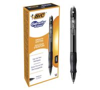 BIC Gelocity Original - Caja de 12 bolígrafos gel, color negro 1 unidad (Paquete